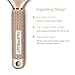 SUPRENT Velvet Touch Paddle Hair Brush, Detangling Brush for Straightening & Smoothing Hair (GOLD)