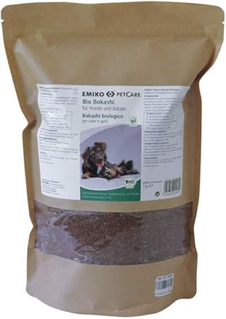 Emiko Petcare Bio Bokashi 1 Kg Integratore Di Mangime Con Acido Lattico E Preziosi Prodotti Per Il Metabolismo Em Per Cani E Gatti Amazon It Salute E Cura Della Persona