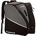 TRANSPACK Unisex Adults Edge Junior Water-Resistant Tough Durable Lightweight 43L Ski/Snowboard Boot Helmet Goggles & Gear Backpack Bag, Gray
