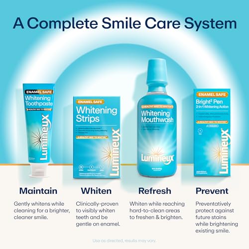 Lumineux 10% Nano Hydroxyapatite Performance Whitening Toothpaste - Fluoride Free & Gentle Whitening - Clinically Supported & NASA-Developed nHA for Strong Enamel & Bright, Smooth Teeth (3.75 oz)