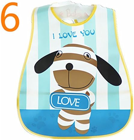 Valenla Bib Baby Bibs Cotton Boy Or Girl Waterproof Baby Clothing Bib Children Cartoon Burp Cloth Baberos Bebes Slabbetjes Babador A---EVA37 6nature color