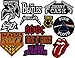 12 pc. Patch Set | Nirvana | Beatles | Zeppelin | Kiss | Johnny Cash | Large Embroidered Band Patches |- by Nixon Thread Co.