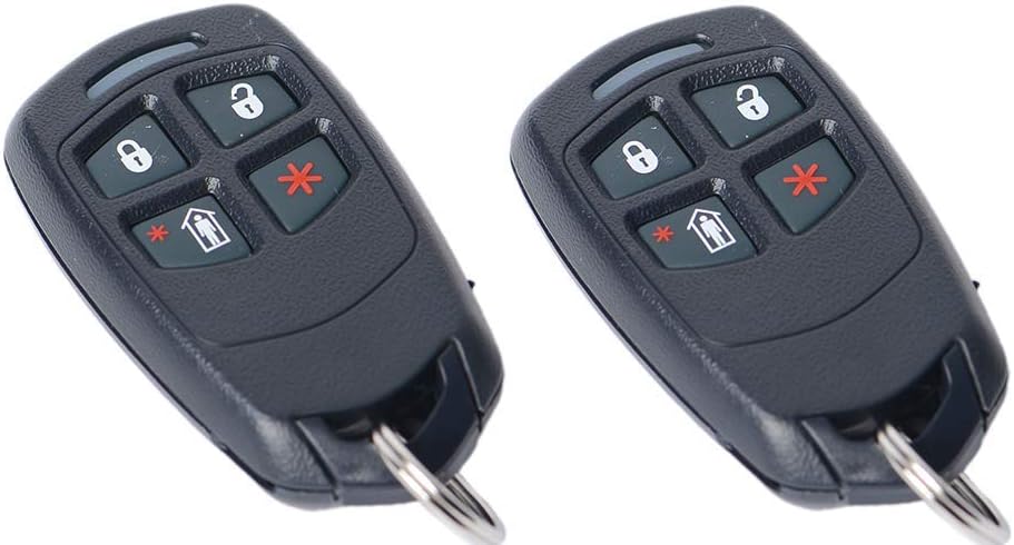 2 Pack Honeywell 5834-4 Four Button Wireless Key Remotes