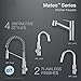 Kraus KPF-2630CH Modern Mateo Single Lever Commercial Style Kitchen Faucet, Chrome