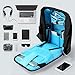 oscaurt Anti Theft Backpack 15.6 Inch Laptop Travel Backpack with Hidden Zipper and USB Charging Port Waterproof Business Computer Bag for Men & Women