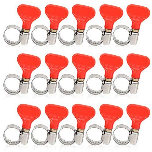 GLIDESTORE Worm Gear Clamp Stainless Steel for Home Brewing Plumbing Automotive and Mechanical Applications, Beer Line Clamps 10-16mm (0.39''-0.63'') (Pack of 15) - Thumbnail 4