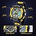 HIwatch Youth Watches Boys Girls Water-Resistant Sports Digital Wrist Watch for Teenager Students, Yellow