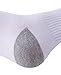 6 Pairs Mens Warm Wool Socks Thick Winter Thermal Stripe Wool Crew Socks (White Socks With White Sole(6 Pairs))