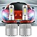 H11 LED Headlight Bulbs, LinkStyle 2PCS Headlight Bulbs Conversion Kit H11 H8 H9 Waterproof 36W 6500K 8000Lumens Super Bright Cool White COB Chips Fog Light Cree Bulb High Low Beam