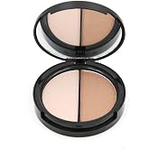 Mesvol 2 Color Highlighter Metallic Shimmer Powder, Shade 01 | Metallic Finish