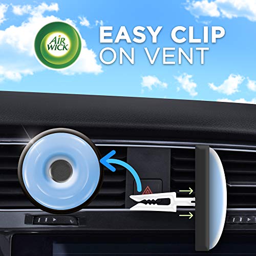 Air Wick Car Air Freshener Dot Vent Clips, Water Burst Scent, Odor