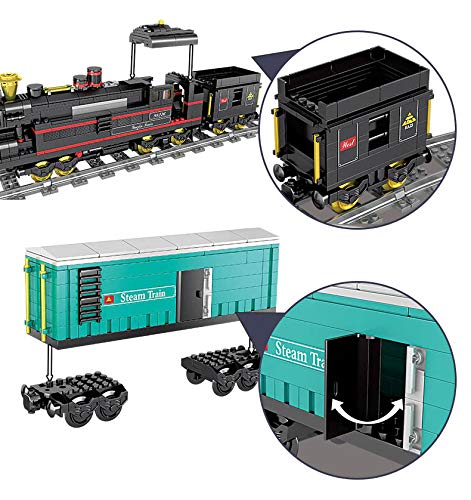 KAZI Elektrische Eisenbahn aus der CityTrain Serie, 841 Teile, KY98226 – Bild 4