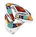Turquoise Ring in Sterling Silver 925 & Genuine Turquoise (Choose Color) (Multi-Gemstones, 10)