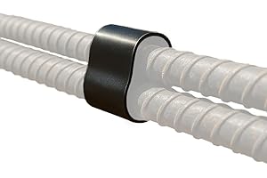 BADGER REBAR PRODUCTS Concrete Rebar Splice Clips – Parallel Rebar Connector for Secure Reinforcement – Eliminates Wire Tying – Perfect for Beams, Slabs, Foundations, and Structural Assemblies - 25 Count