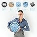 Plumeet 13'' Large Wall Clock - Silent Non-Ticking Quartz Wall Clocks for Living Room Decor - Modern Style Suitable for Home Kitchen Office - Battery Operated (Blue)