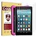 [2-Pack] OMOTON Screen Protector for All-New Fire 7 / Fire 7 Kids Edition Tablet (9th/7th Gen, 2019/2017 Release) - Tempered Glass/High Definition / 9H Hardness primary