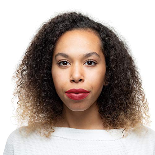 Ogee Sculpted Tinted Lip Oil - Organic & Natural Lip Primer, Moisturizer & Treatment Balm - Zinnia (Ruby Red Color)