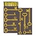 Decorative Gold Foil Wings and Keys Match Boxes with Long Kitchen Matches Great for Lighting Candles, Grills, Fireplaces and More | Set of 2 Large Match Boxesthumb 2
