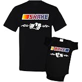 Shake and Bake Dad and Baby Matching Shirt Set