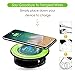 Wireless Charger Pad, Seneo 7.5W Fast Wireless Charging Stand iPhoneX/8/8+, 10W Fast Charge Galaxy S9/S9+/S8/S8+/S7/Note 8, Compatible All Qi-Enabled Phone (No AC Adapter)
