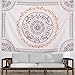 coprisin Qudasar PDTXCLS Sevenstars Bohemian Mandala Tapestry Hippie Floral Tapestry Sketched Flower Tapestry Art Print Tapestry for Room