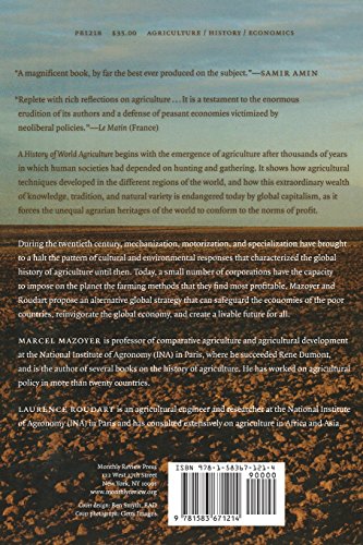 A History of World Agriculture: From the Neolithic Age to the Current Crisis