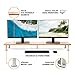 Large Dual Monitor Stand for Computer Screens – Solid Bamboo Riser Supports The Heaviest Monitors, Printers, Laptops or TVs – Perfect Shelf Organizer for Office Desk Accessories & TV Stands (Natural)thumb 2