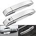 ABS With Professional Triple Chrome Plated Finished Door Handle Covers Kit For 2003 2004 2005 2006 2007 2008 2009 03 04 05 06 07 08 09 Land Rover Range Rover HSE