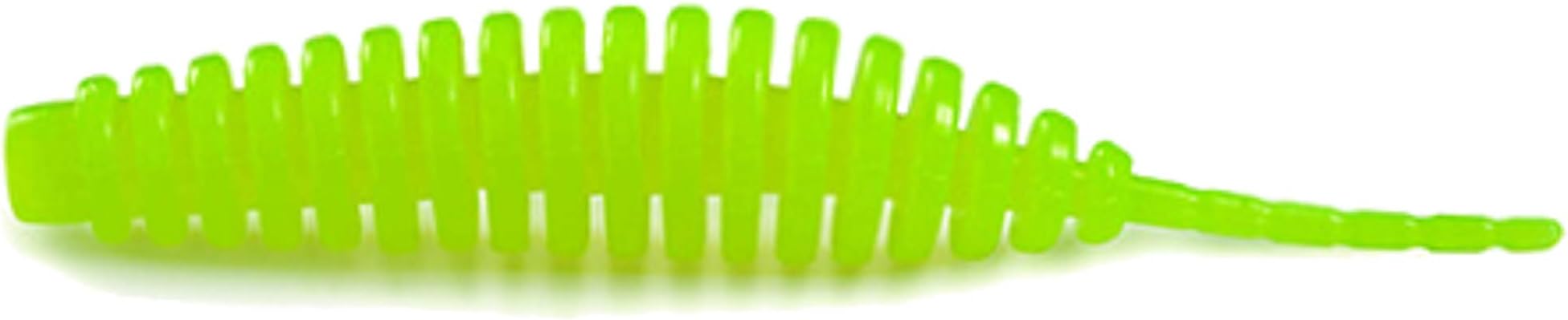 T Fishup Cheese Flavour Softbait for Trout and Bass in 65 mm, Colour: Hot Chartreuse