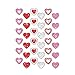 Shimmering Hearts Sparkle Stickers®
