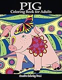 Pig Coloring Book: Adult Coloring Book with Pretty Pig Designs (Animal Coloring Books) by Creative Coloring, Adult Coloring Books