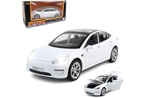 1:24 Scale Model 3 Alloy Car Model Diecast Toy Vehicles for Kids, Birthday Gift Toy for Toddler 3-12 Years Old Boys, Pull Bac