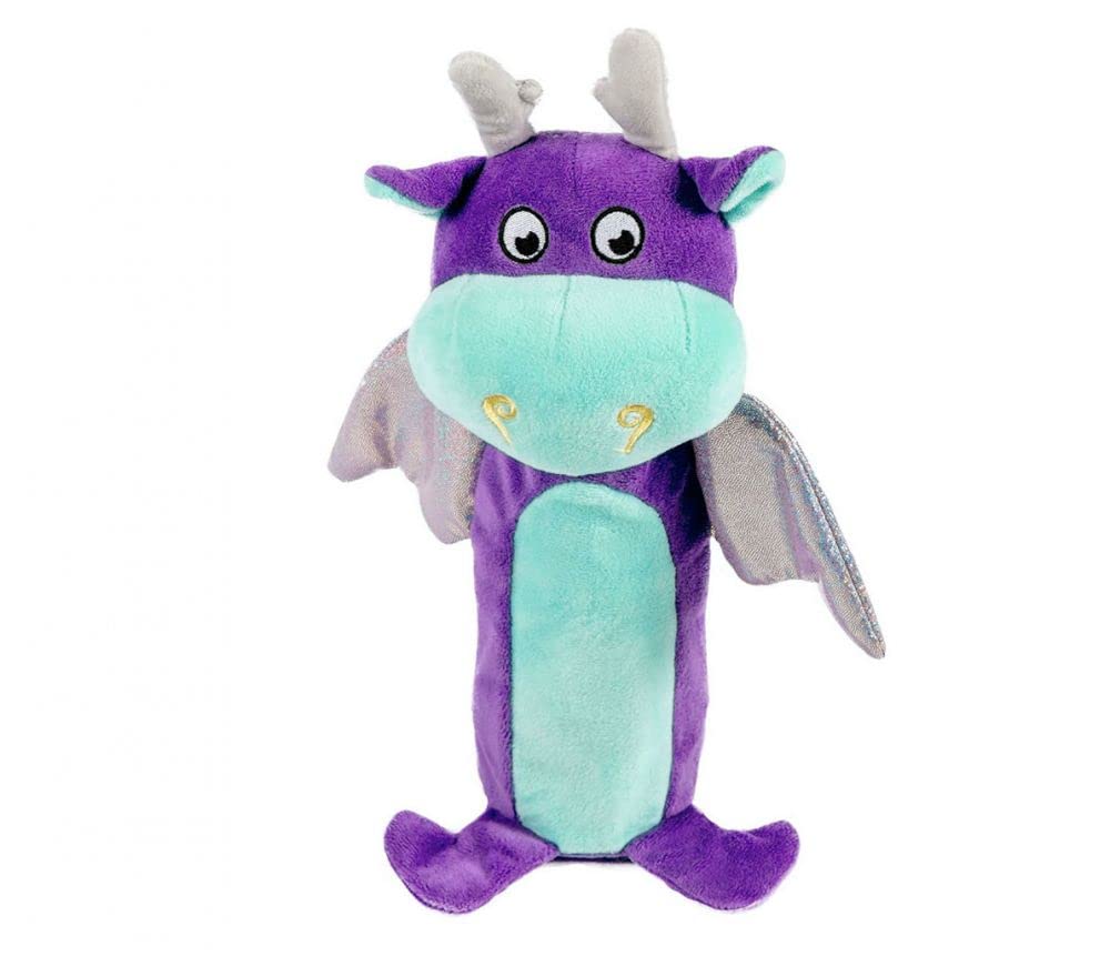 Danish Design Darla The Dragon Plastic Bottle Sustainable Replaceable Dog/Puppy Toy 14 Inch