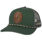 Lane Frost Pre-Curved 5-Panel Rope Hats for Men &amp; Women | Pre-Curved Bill, Structured 5-Panel, Adjustable Snapback, A-Frame Design, Rope Detail, Western Style, Rodeo Inspired
