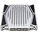 Laptop Cooling Fan with Built-in 3 USB Hub - Silver Finish Ideal for Notebook, Netbook, MacBook, and Other 9