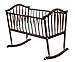 Dream On Me Rocking Cradle, Espresso , 38x22x32.5 Inch (Pack of 1)
