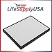 LifeSupplyUSA Replacement True HEPA Filter for Rabbit Air BioGS models SPA-421A & SPA-582A