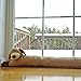 Evelots Under Door Dog Draft Stopper - Weighted - 2 Pack - Keep Cold Air, Warm Air Out - Odor, Noise, Dust, Wind Blocker - Great for Window - Full 38 Inch Long - Heavy Duty Cute Puppy - Hanging Loops