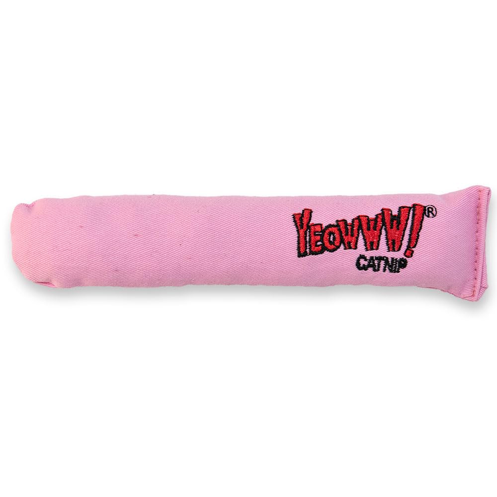 Yeowww Its a Girl Cigar Singles Cat Toy, Pink