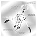 Wine Opener, X-Chef Luxury Silver Wing Corkscrew Easy Open Wine Bottle Opener for Wine Enthusiast Waiters Bartenders