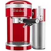 KitchenAid Metal Semi-Automatic Espresso Machine and Automatic Milk Frother Attachment