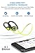 SoundPEATS Bluetooth Headphones Wireless Sweatproof Headset Sport Earbuds with Mic (Bluetooth 4.1 ,HD Stereo, IOS battery indicator, Secure Ear Hook design ,Noise Cancelling)-Green