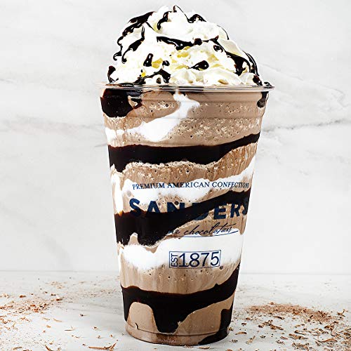 Sanders Hot Fudge Topping Sauce, Dark Chocolate Ice Cream Sundae