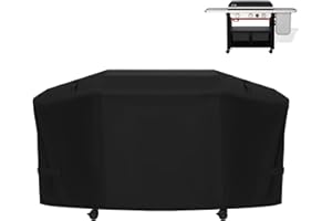 Grill Cover for Weber Slate 30" Flat Top Griddle Grill, 600D Outdoor Heavy Duty Waterproof 3400119 Cover for Weber Slate 30" 