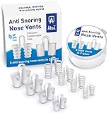 Anti Snoring Nose Vents - Stop Snoring Vents - Anti Snoring Device - Snoring Stopper Nose Vents - Nasal Dilators - Anti-Snoring nose vent - Snore reduction Sleep vents - Stop snore vents