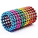 6 Colors 216 Pcs 5MM Magnets DIY Toys Magnetic Fidget Blocks Building Blocks for Development of Intelligence Learning and Stress Relief Gift for Adults or Kids