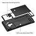 Vofolen Galaxy Note 9 Case Sliding Cover Note 9 Wallet Case Credit Card Holder ID Slot Heavy Duty Protection Dual Layer Protective Hard Shell Hybrid Bumper Armor for Samsung Galaxy Note 9 (Black)