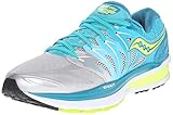 Saucony Women's Hurricane ISO 2 Running Shoe, Blue/Silver/Citron, 8 M US