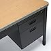 OFM Core Collection Mesa Series 5-Drawer Double Pedestal Teacher's Desk, in Maple