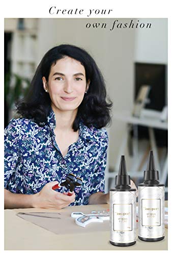 UV Resin, 2PCS Crystal Clear Ultraviolet Curing Epoxy Resin for DIY Jewelry, Craft Decoration,Handmade Jewelry,Casting and Coating,Cure with UV Lamp or Solar, Non-Toxic/Hard Type /(Upgrade)